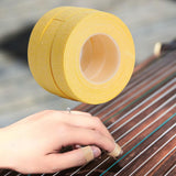 Maxbell 3 Pieces Guitar Finger Wraps Tape Accessories Sturdy Breathable Professional yellow color