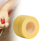 Maxbell 3 Pieces Guitar Finger Wraps Tape Accessories Sturdy Breathable Professional yellow color