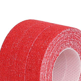 Maxbell 3 Pieces Guitar Finger Wraps Tape Accessories Sturdy Breathable Professional red color