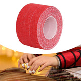 Maxbell 3 Pieces Guitar Finger Wraps Tape Accessories Sturdy Breathable Professional red color