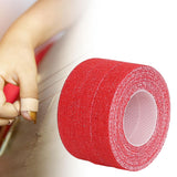 Maxbell 3 Pieces Guitar Finger Wraps Tape Accessories Sturdy Breathable Professional red color