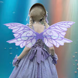 Maxbell Fairy Wing Princess Wing for Stage Performance Birthday Party Birthday Purple