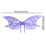 Maxbell Fairy Wing Princess Wing for Stage Performance Birthday Party Birthday Purple