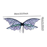 Maxbell Fairy Wing Princess Wing for Stage Performance Birthday Party Birthday Black