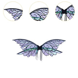 Maxbell Fairy Wing Princess Wing for Stage Performance Birthday Party Birthday Black