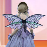 Maxbell Fairy Wing Princess Wing for Stage Performance Birthday Party Birthday Black