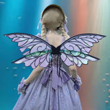Maxbell Fairy Wing Princess Wing for Stage Performance Birthday Party Birthday Black