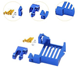 Maxbell RC Car Servo Mount Adapter Sturdy Servo Bracket for Remote Control Car Parts Blue