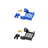 Maxbell RC Car Servo Mount Adapter Sturdy Servo Bracket for Remote Control Car Parts Blue