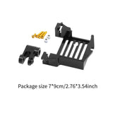 Maxbell RC Car Servo Mount Adapter Sturdy Servo Bracket for Remote Control Car Parts Black