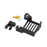 Maxbell RC Car Servo Mount Adapter Sturdy Servo Bracket for Remote Control Car Parts Black