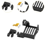Maxbell RC Car Servo Mount Adapter Sturdy Servo Bracket for Remote Control Car Parts Black