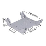 Maxbell Gearbox Mount Base Automotive Sturdy Lower Lightweight Crawler Gearbox Plate Argent