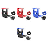Maxbell RC Car Motor Mount Seat Sturdy Motor Fixing Mount for Truck Crawler Supplies Black Red
