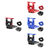 Maxbell RC Car Motor Mount Seat Sturdy Motor Fixing Mount for Truck Crawler Supplies Black Red