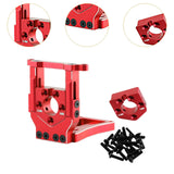 Maxbell RC Car Motor Mount Seat Sturdy Motor Fixing Mount for Truck Crawler Supplies Red