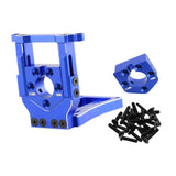 Maxbell RC Car Motor Mount Seat Sturdy Motor Fixing Mount for Truck Crawler Supplies Blue