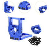 Maxbell RC Car Motor Mount Seat Sturdy Motor Fixing Mount for Truck Crawler Supplies Blue