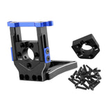 Maxbell RC Car Motor Mount Seat Sturdy Motor Fixing Mount for Truck Crawler Supplies Blue Black