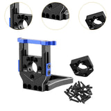 Maxbell RC Car Motor Mount Seat Sturdy Motor Fixing Mount for Truck Crawler Supplies Blue Black