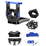 Maxbell RC Car Motor Mount Seat Sturdy Motor Fixing Mount for Truck Crawler Supplies Blue Black