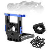 Maxbell RC Car Motor Mount Seat Sturdy Motor Fixing Mount for Truck Crawler Supplies Blue Black