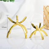 Maxbell Claw Rock Display Stand Alloy Rock Holder for Display Photography Props 5.5cm