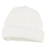 Maxbell 1/12 Figure Hat Accessories Trendy Female Male Dolls Soft Slouchy Beanie Cap White