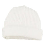 Maxbell 1/12 Figure Hat Accessories Trendy Female Male Dolls Soft Slouchy Beanie Cap White