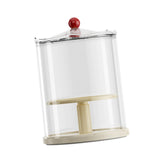Maxbell Action Figure Display Case Clear Rotating Organizer for Model Doll Desk Home yellow