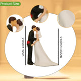 Maxbell 1:64 Miniature Figures Wedding Couples Decoration Tiny Mini People Figurines Kiss