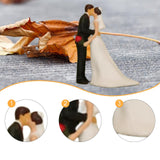 Maxbell 1:64 Miniature Figures Wedding Couples Decoration Tiny Mini People Figurines Kiss