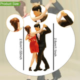 Maxbell 1:64 Miniature Figures Wedding Couples Decoration Tiny Mini People Figurines Dance