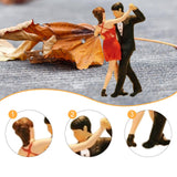 Maxbell 1:64 Miniature Figures Wedding Couples Decoration Tiny Mini People Figurines Dance