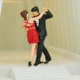 Maxbell 1:64 Miniature Figures Wedding Couples Decoration Tiny Mini People Figurines Dance