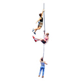 Maxbell 3Pcs 1/87 Miniature Figures Rock Climbing Collectibles Micro Landscape Decor