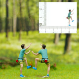 Maxbell 3 Pieces 1/87 Miniature Figures Rock Climbing Tiny for Micro Landscape Decor