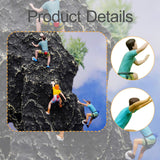 Maxbell 3 Pieces 1/87 Miniature Figures Rock Climbing Tiny for Micro Landscape Decor