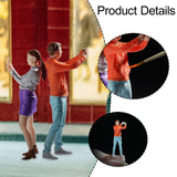 Maxbell 2 Pieces 1/64 People Figures Tiny People Model for Scenery Landscape Diorama Photo Combination