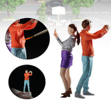 Maxbell 2 Pieces 1/64 People Figures Tiny People Model for Scenery Landscape Diorama Photo Combination