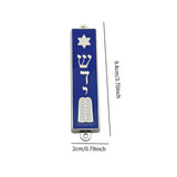 Maxbell Mezuzah Case Cover Front Door Decoration for Welcoming and Protection Sturdy Hexagram