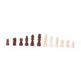 Maxbell 32Pcs Wooden Chess Pieces Beginners Chess Figures for Tournament Home Office S