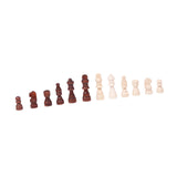 Maxbell 32Pcs Wooden Chess Pieces Beginners Chess Figures for Tournament Home Office S