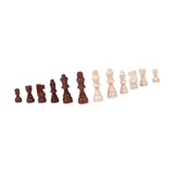 Maxbell 32Pcs Wooden Chess Pieces Beginners Chess Figures for Tournament Home Office L