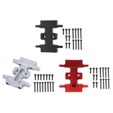 Maxbell RC Center Gearbox Mount Plate Part Toy 1:24 RC Car Transmission Bottom Mount black