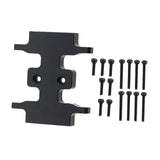 Maxbell RC Center Gearbox Mount Plate Part Toy 1:24 RC Car Transmission Bottom Mount black