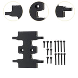 Maxbell RC Center Gearbox Mount Plate Part Toy 1:24 RC Car Transmission Bottom Mount black