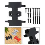 Maxbell RC Center Gearbox Mount Plate Part Toy 1:24 RC Car Transmission Bottom Mount black