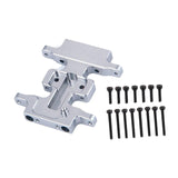 Maxbell RC Center Gearbox Mount Plate Part Toy 1:24 RC Car Transmission Bottom Mount argent