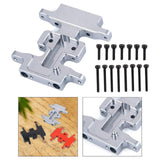 Maxbell RC Center Gearbox Mount Plate Part Toy 1:24 RC Car Transmission Bottom Mount argent